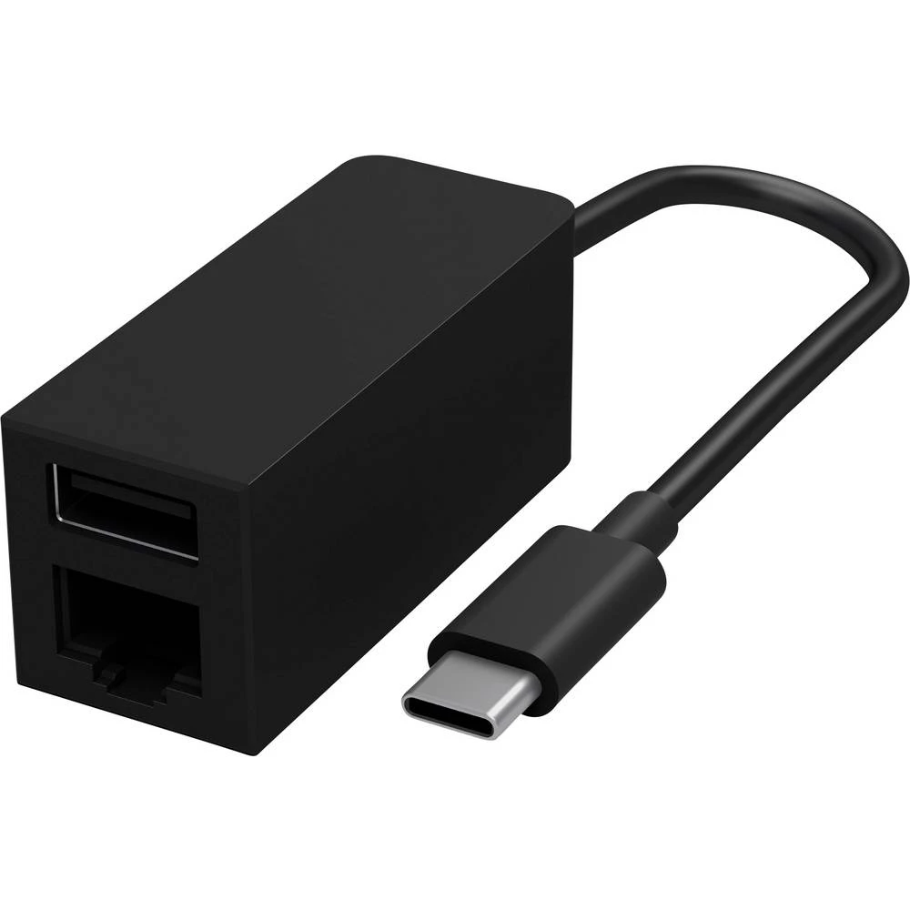 Microsoft USB-C, USB 3.0, RJ45 adapter [1x muški konektor USB-C™ - 2x USB 3.2 gen. 1 utičnica A (USB 3.0), ženski konektor RJ45] Surface USB-C to Ethernet and USB Adapter slika