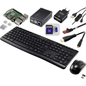Renkforce Pro Set Raspberry Pi® 3 B+ 1 GB 4 x 1.4 GHz uklj. napajanje, uklj. kućište, uklj. hladnjak, uklj. HDMI kabel , slika