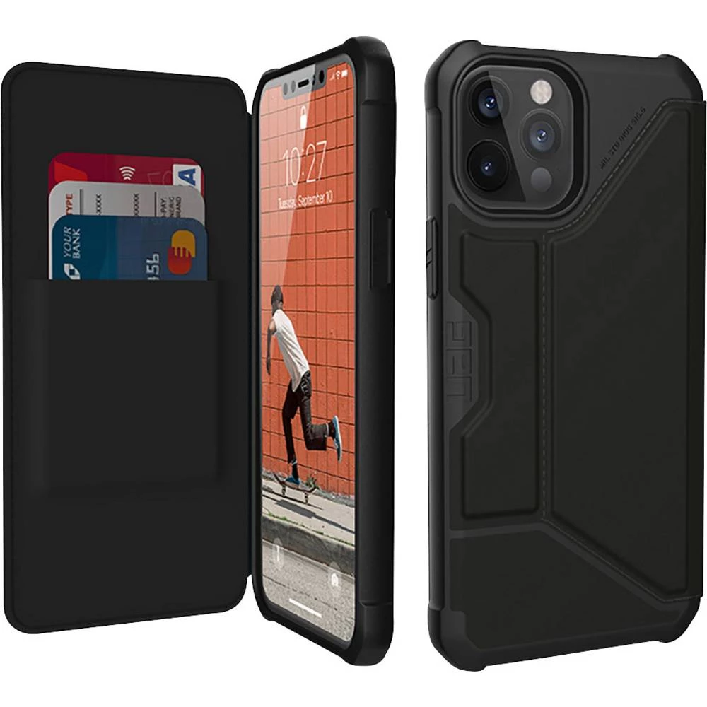 uag Metrop. Folio knjižica Apple crna kožnog izgleda slika