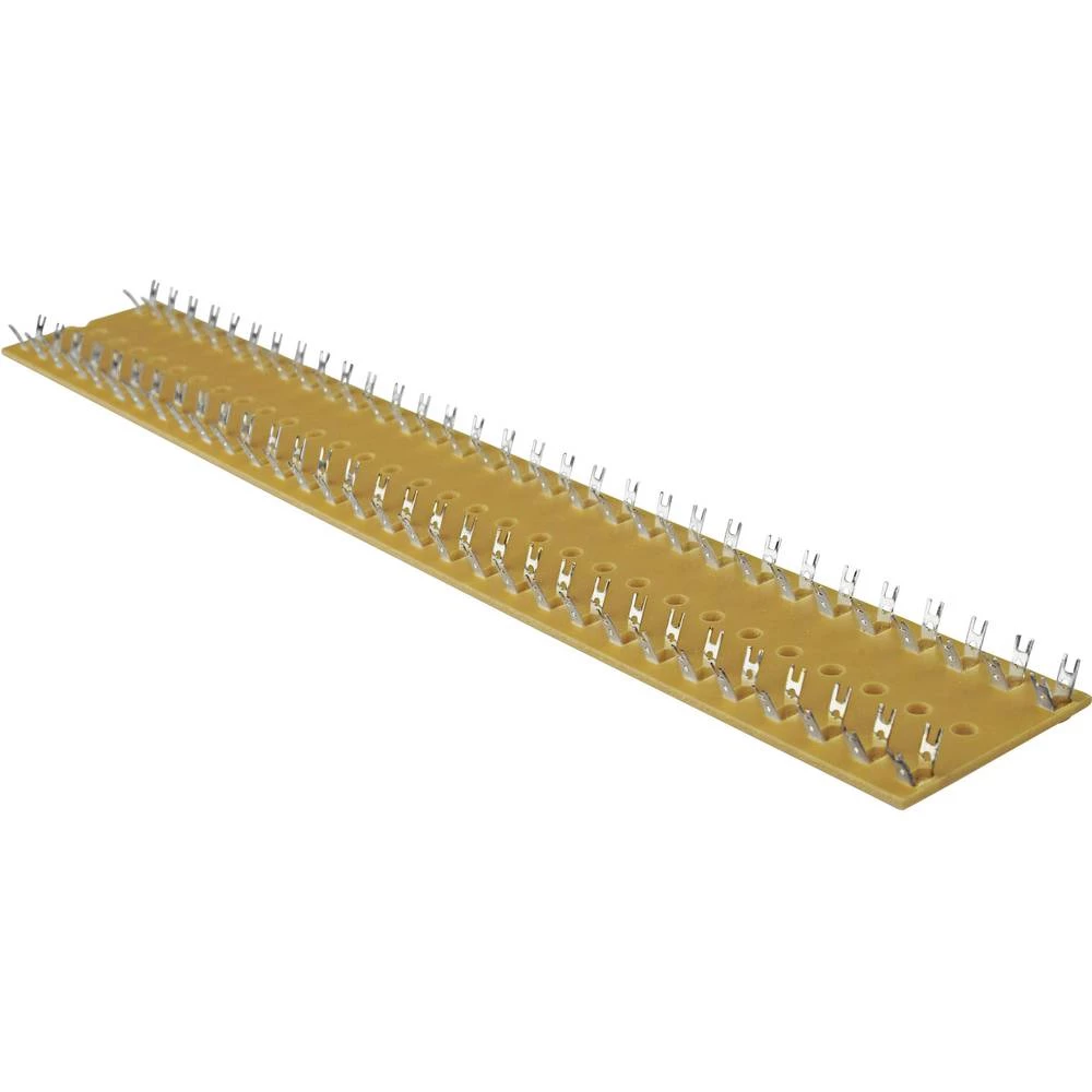 Letva za lemljenje Dvoredna Ukupan broj polova 60 Tvrdi papir (D x Š x V) 500 x 38 x 8 mm Rademacher VK C-1020-2 1 ST slika