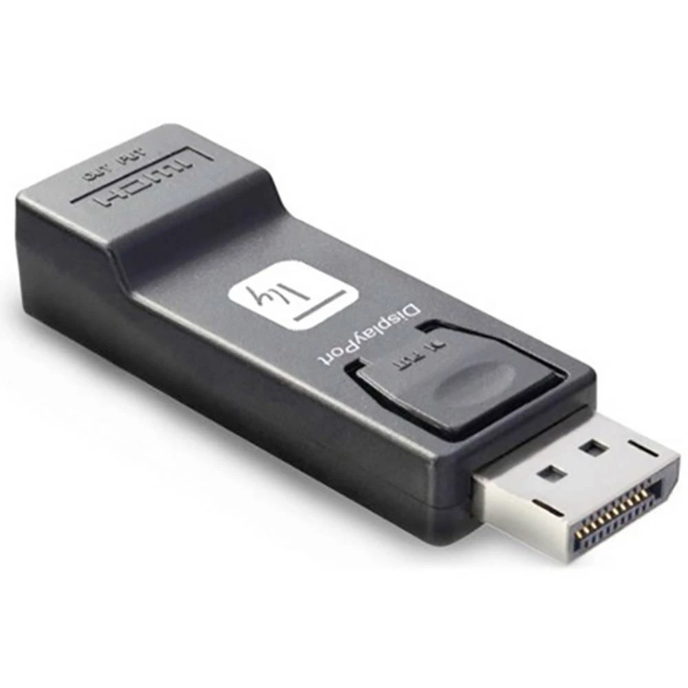 TECHly IADAP-DSP-2124K DisplayPort / HDMI adapter [1x muški konektor displayport - 1x ženski konektor HDMI] crna slika