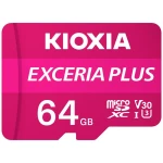 Kioxia EXCERIA PLUS microsdxc kartica 64 GB A1 Application Performance Class, UHS-I, v30 Video Speed Class standard izve