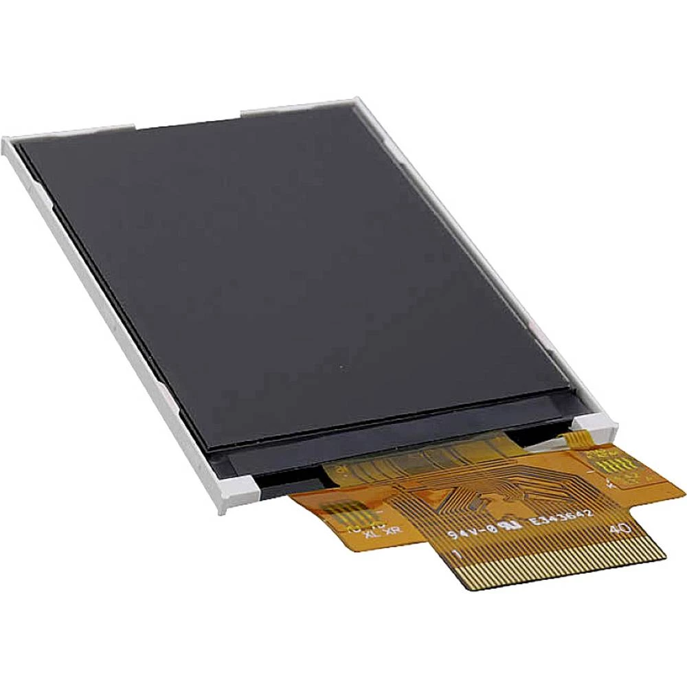 Display Elektronik LCD zaslon bijela 240 x 320 piksel (Š x V x d) 42.72 x 60.26 x 2.65 mm DEM240320J1TMH-PWN slika