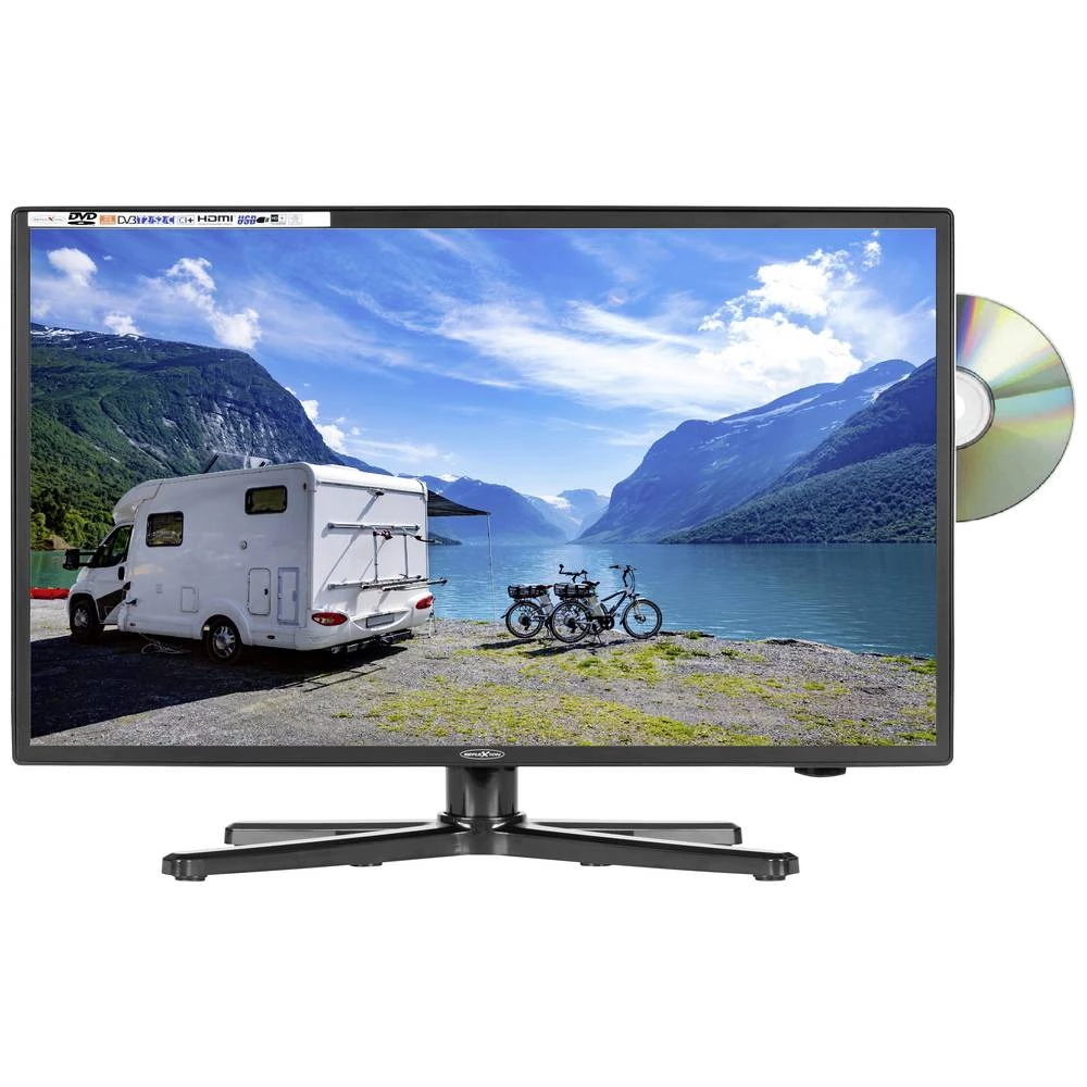 Reflexion LDDW190+ LED-TV 47 cm 19 palac Energetska učinkovitost 2021 F (A - G) ci+, dvb-s, dvb-s2, dvb-c, DVB-T2 hd, hd ready, pvr ready crna slika