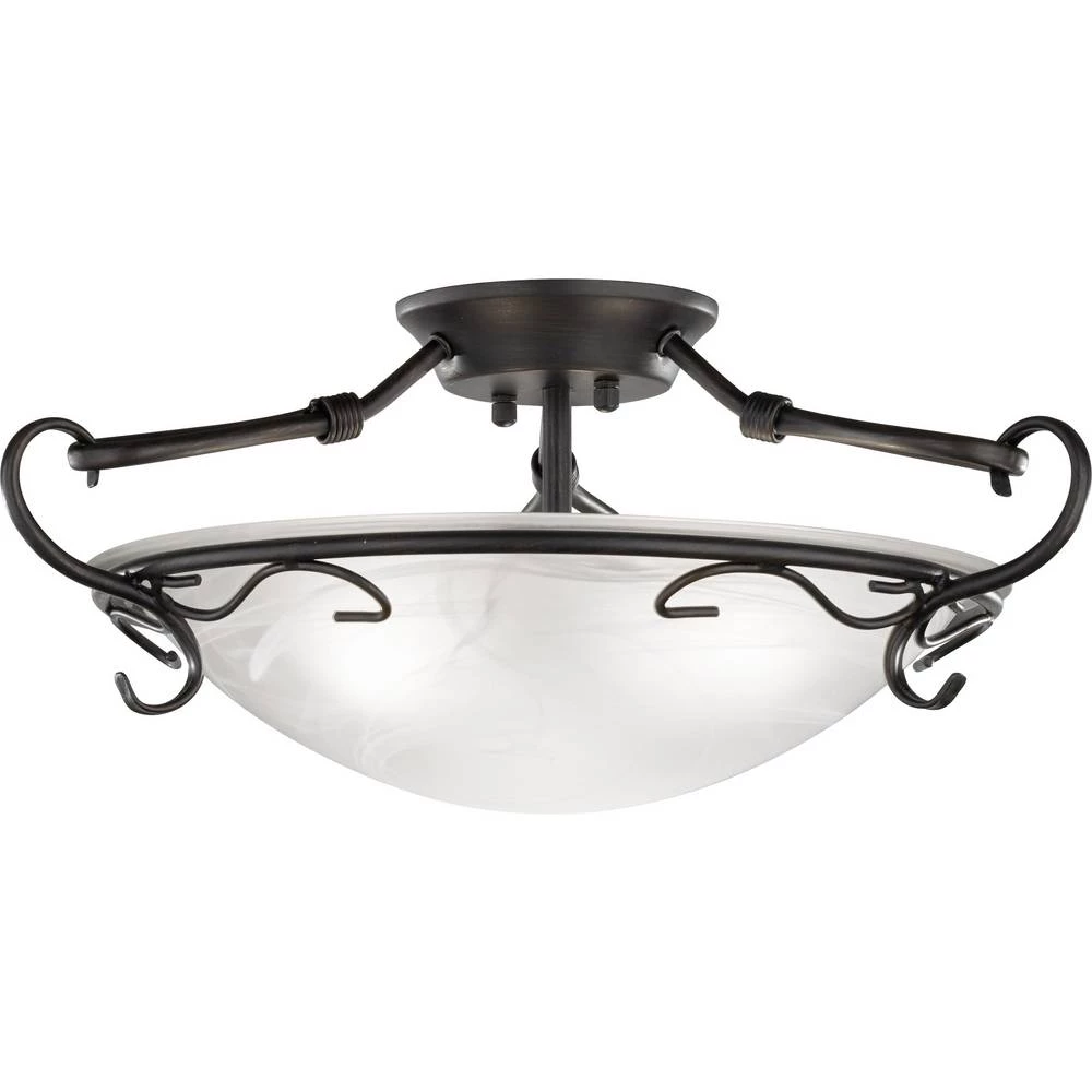 Fischer & Honsel 26023 Riva stropna svjetiljka E27 hrđa slika