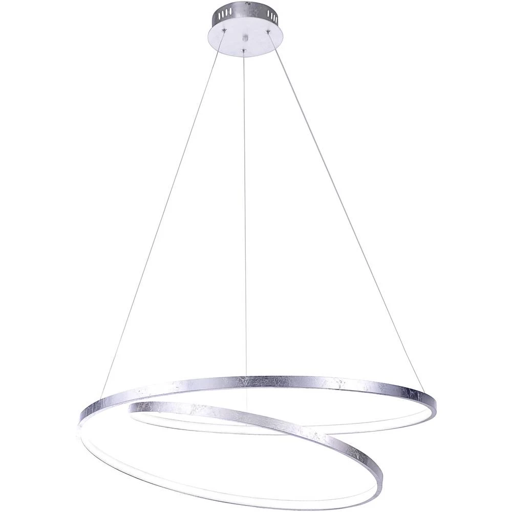 LED viseća svjetiljka 40 W Toplo-bijela Paul Neuhaus ROMAN 2474-21 Srebrna folija boja slika