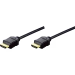 HS HDMI priključni kabel Digitus [1x HDMI-utikač  1x HDMI-utikač] 2m, crn, AK-330114-020-S