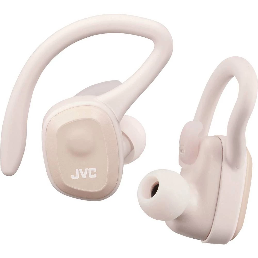 Bluetooth&reg; sportske in ear slušalice JVC HA-ET45T-P u ušima vodootporne, petlja za uho ružičasta slika
