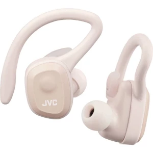 Bluetooth® sportske in ear slušalice JVC HA-ET45T-P u ušima vodootporne, petlja za uho ružičasta slika
