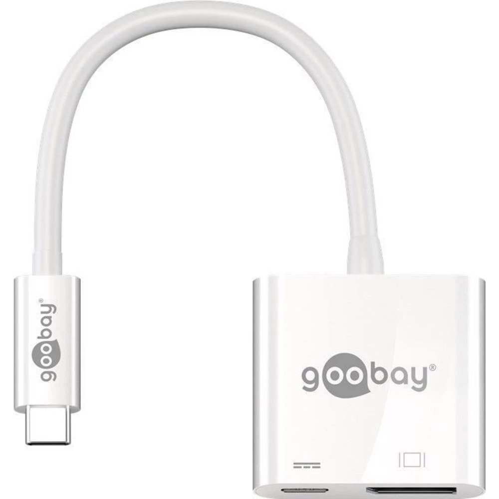 Televizor, monitor Adapter [1x Ženski konektor DisplayPort, Ženski konektor USB-C™ - 1x Muški konektor USB-C™] Bijel slika