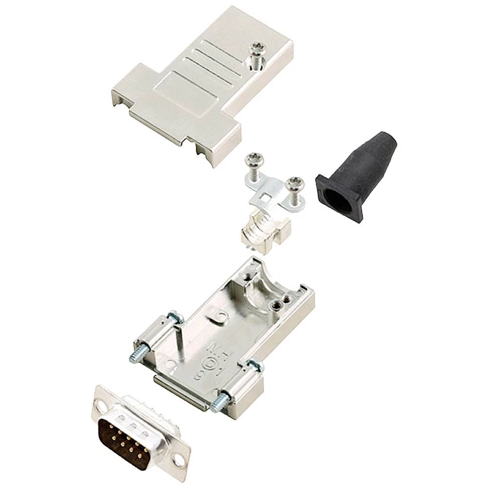 Komplet D-SUB pinskih konektora 180 ° Broj polova: 9 Lemni kup encitech DTSL09-SJSRG-T-DMP-K 1 ST slika