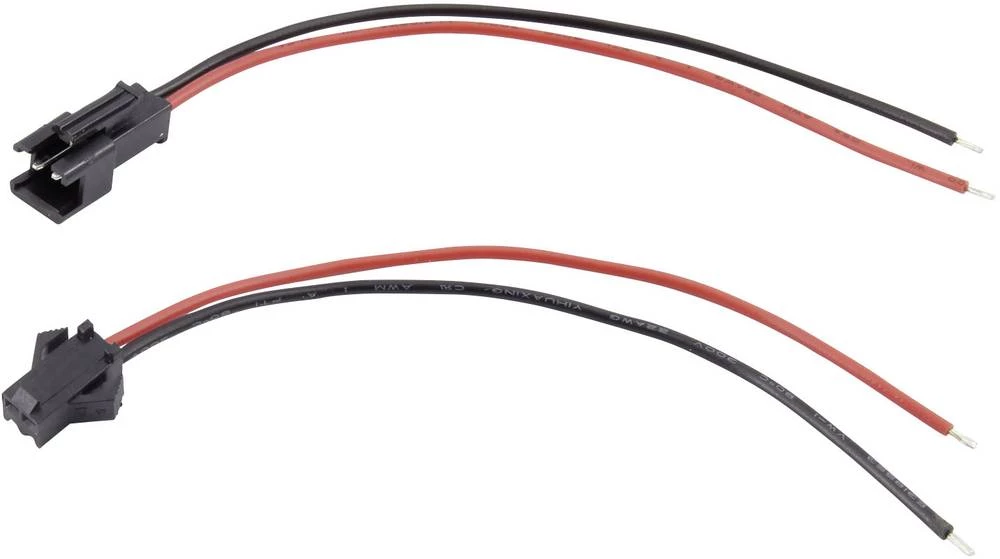 TRU COMPONENTS Utični ženski konektor s pletenicom Ukupan broj polova 4 Raster: 2.50 mm TC-6649240 1 Set slika