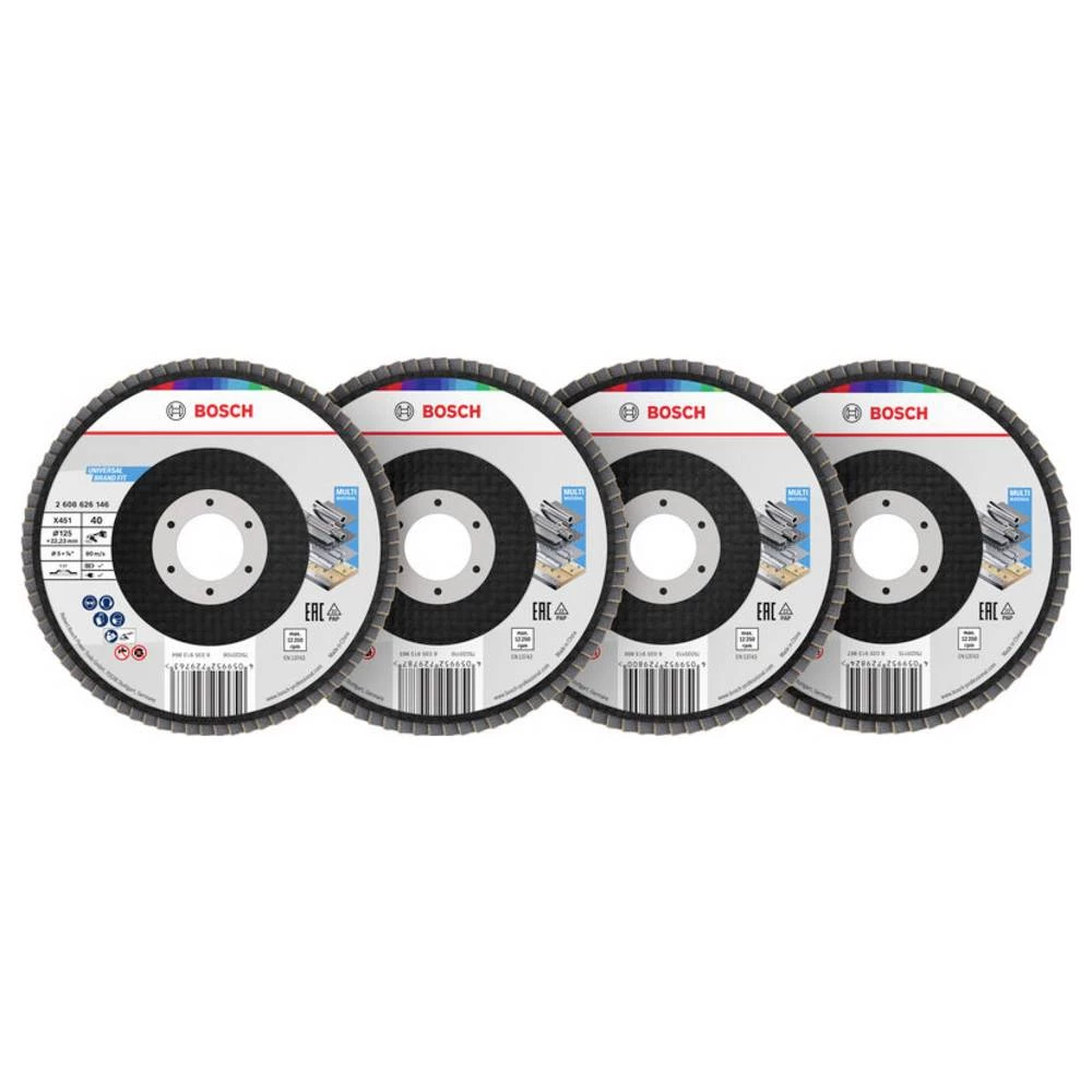 Bosch Accessories 2608626166 lamelna brusna ploča promjer 125 mm Promjer bušotine 22.23 mm 1 Set slika