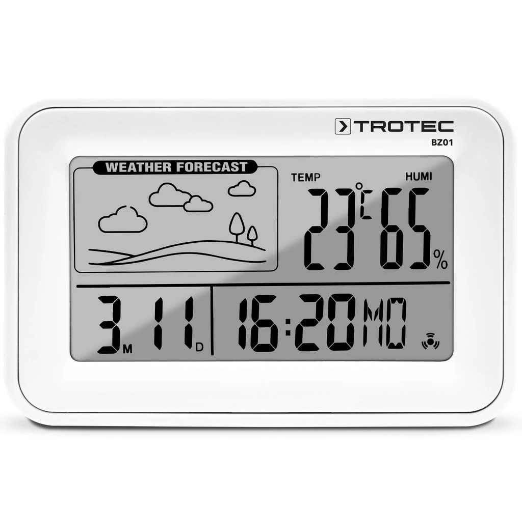 Digitalna budilica s meteorološkom stanicom BZ01 slika