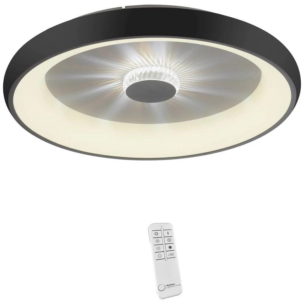 Just Light 14386-18 VERTIGO LED stropna svjetiljka LED 37 W crna slika