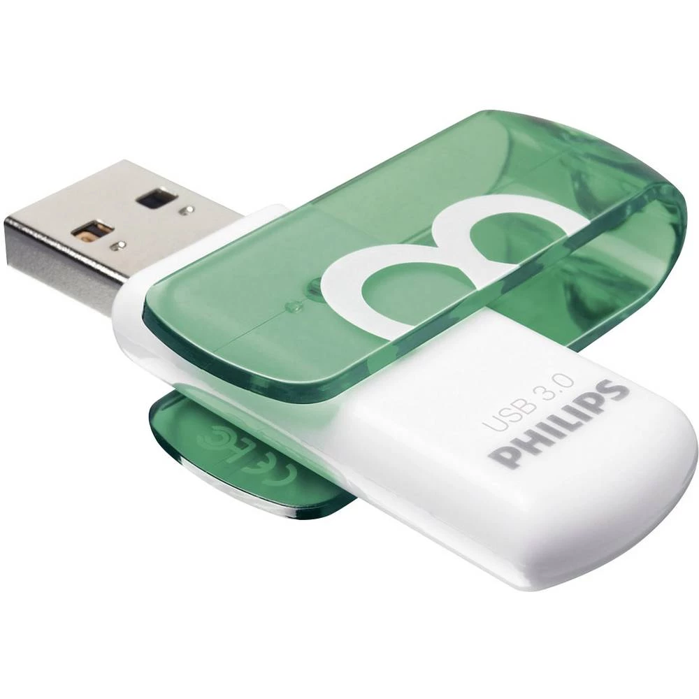 USB Stick 8 GB Philips VIVID Zelena FM08FD00B/00 USB 3.0 slika