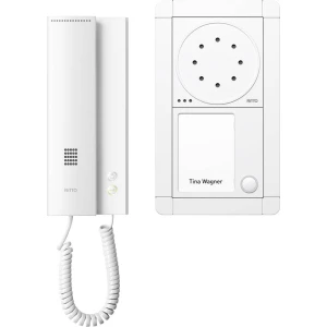 Ritto by Schneider 3117929 Video-portafon Portier Audio Set 1 WE, bijelo / bijelo Bijela slika