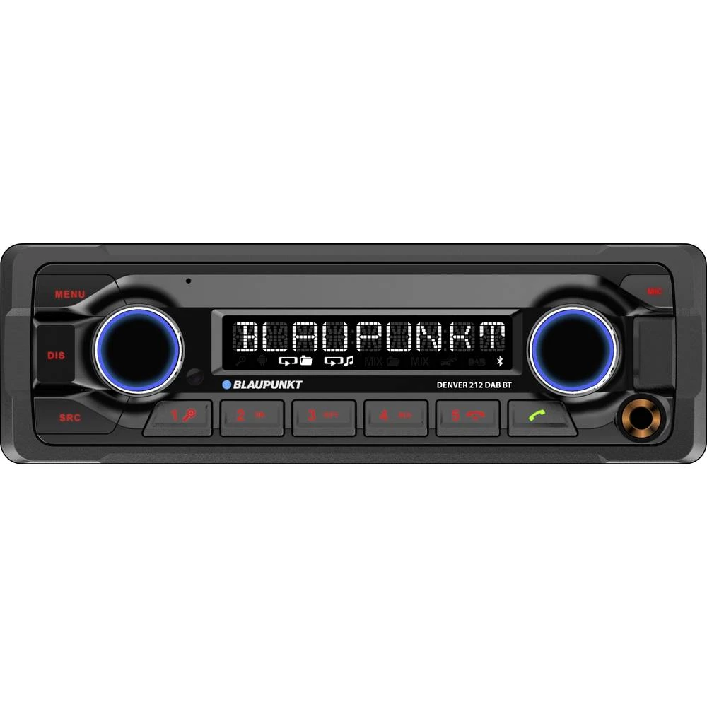 Blaupunkt Denver 212 DAB BT autoradio priključak na upravljaču vozila, Bluetooth® telefoniranje slobodnih ruku, DAB + tu slika
