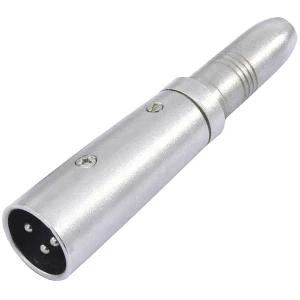 Omnitronic 30226500 XLR adapter [1x XLR utikač 3-polni - 1x klinken utičnica 6,3 mm (mono)] slika