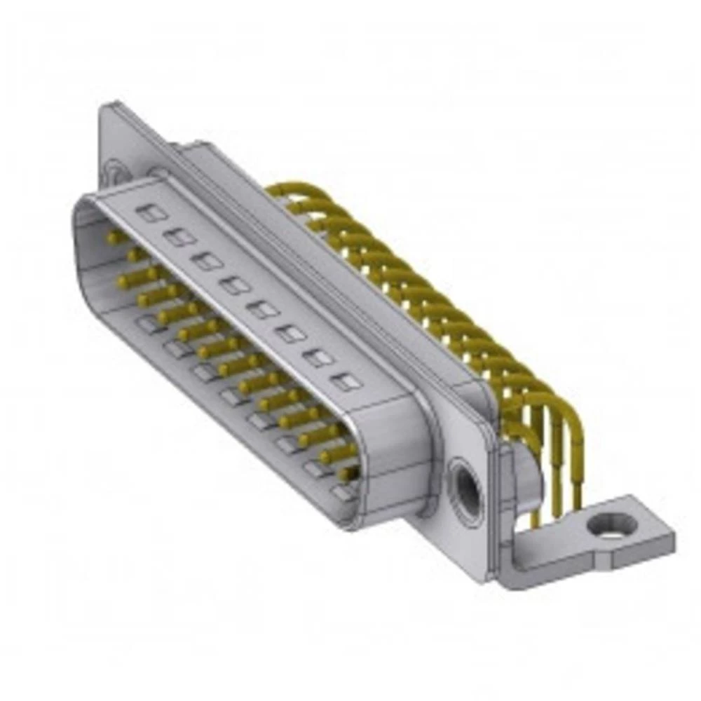 D-SUB utikač 90 ° Broj polova: 25 Lem, Pinovi DELTRON SWISS 1 ST slika