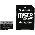 Verbatim Pro microsdxc kartica  256 GB UHS-Class 3 4K video podrška, a2 standard , uklj. sd-adapter, otporan na udarce,