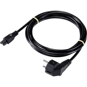 Sygonix SY-5178374 prijenosno računalo kabel za napajanje  crna 5 m slika