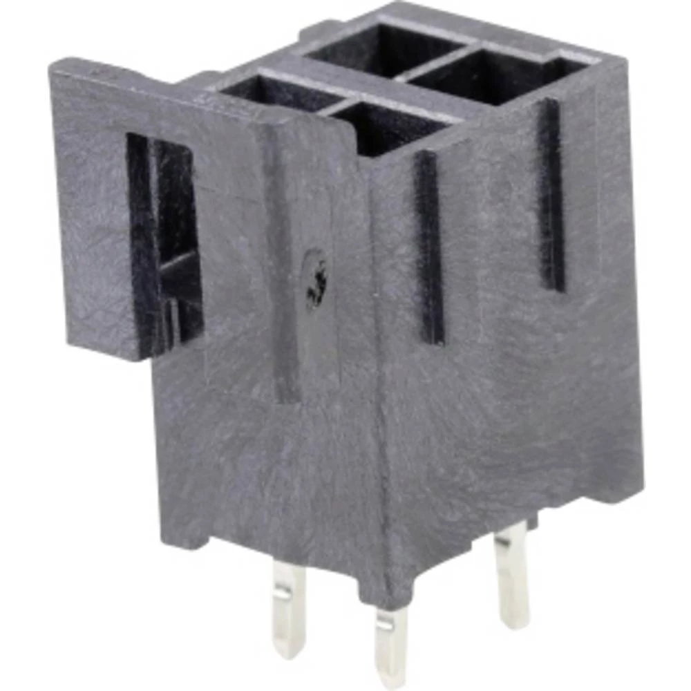 Molex 1722981104 175 pcs Ultra-Fit Vertical Header, 3.50mm Pitch, Dual Row, 4 Circuits, with Kinked Pins, Tin (Sn) Plating, Black, slika