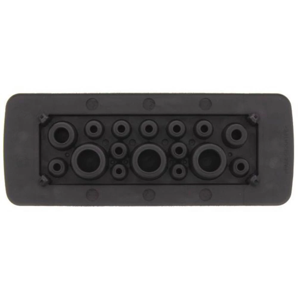 CONTA-CLIP KES-R 16-1/24 BK kabelska uvodnica    Debljina ploče (maks.) 2 mm poliamid 6.6 crna 10 St. slika