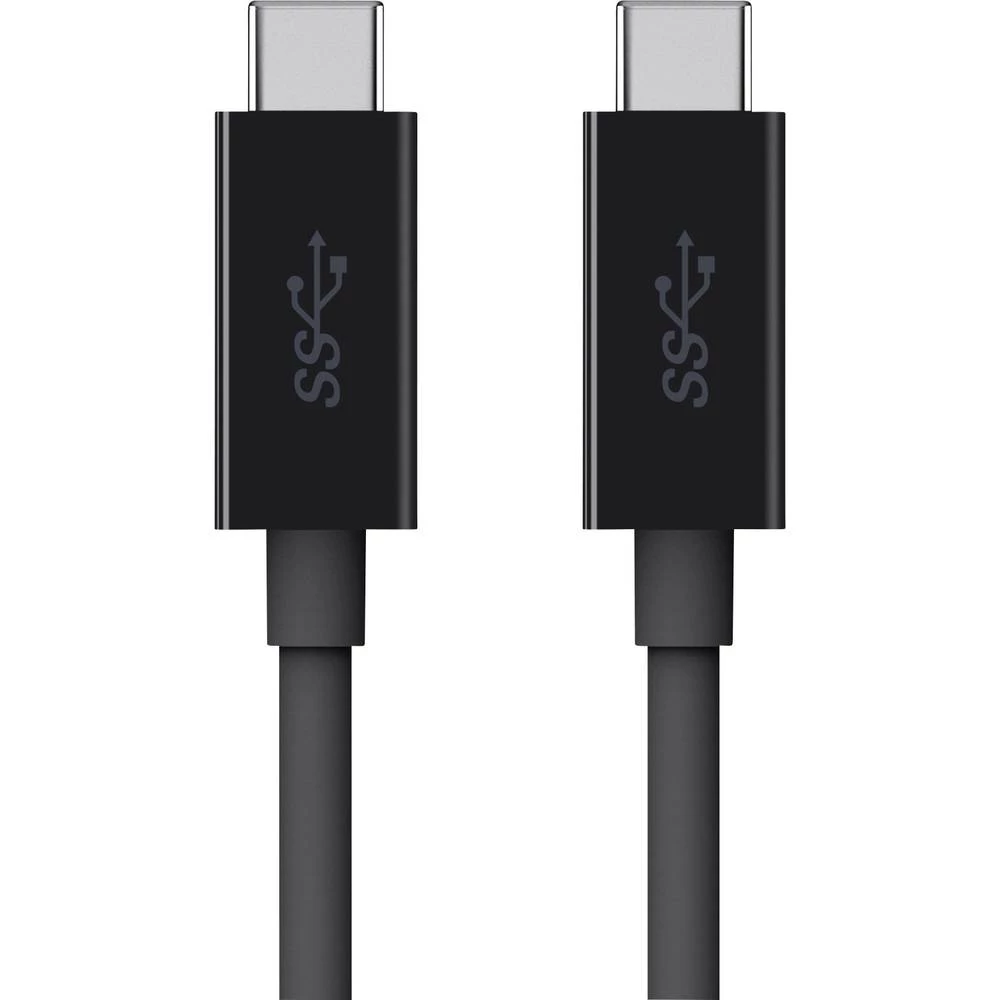 Belkin USB 3.0 Priključni kabel [1x Muški konektor USB 3.0 tipa C - 1x Muški konektor USB 3.0 tipa C] 2 m Crna slika