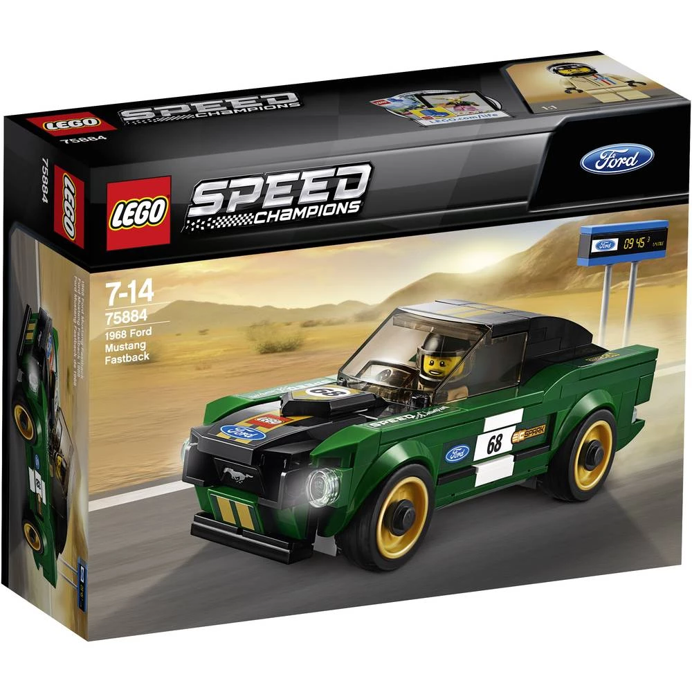 LEGO&reg; SPEED CHAMPIONS 75884 1968 Ford Mustang Fastback slika