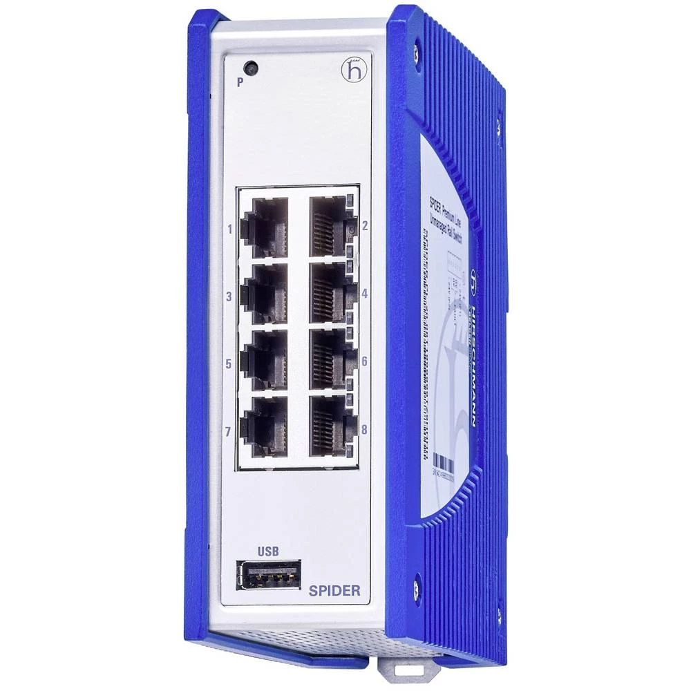 Industrijski eternetski preklopnik Hirschmann SPIDER-PL-40-08T1999999TY9HHHH slika