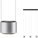 LED viseća svjetiljka 15 W Toplo-bijela Paulmann Aldan 79720 Aluminij boja, Crna