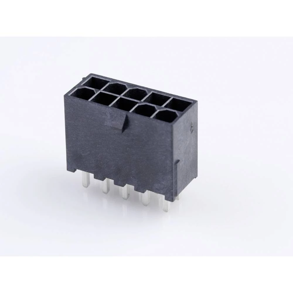 Molex ugradna standardna letva s muškim kontaktima Ukupan broj polova 10 Raster: 4.20 mm 462071110 1 St. Tray slika