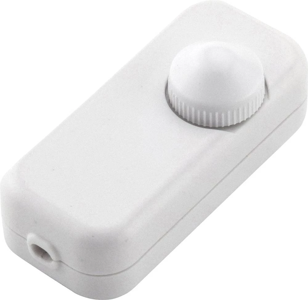 Žični prekidač za prigušivanje Bijela Sposobnost uklapanja (min.) 25 W Rasklopna snaga (maks.) 150 W TRU COMPONENTS TC-6647544 1 slika