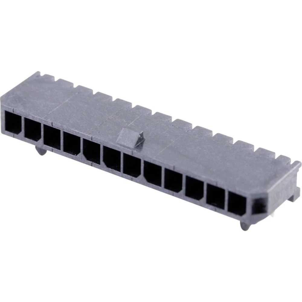 Molex ugradna standardna letva s muškim kontaktima  Ukupan broj polova 12 Raster: 3 mm 436501200 1 St. Tray slika
