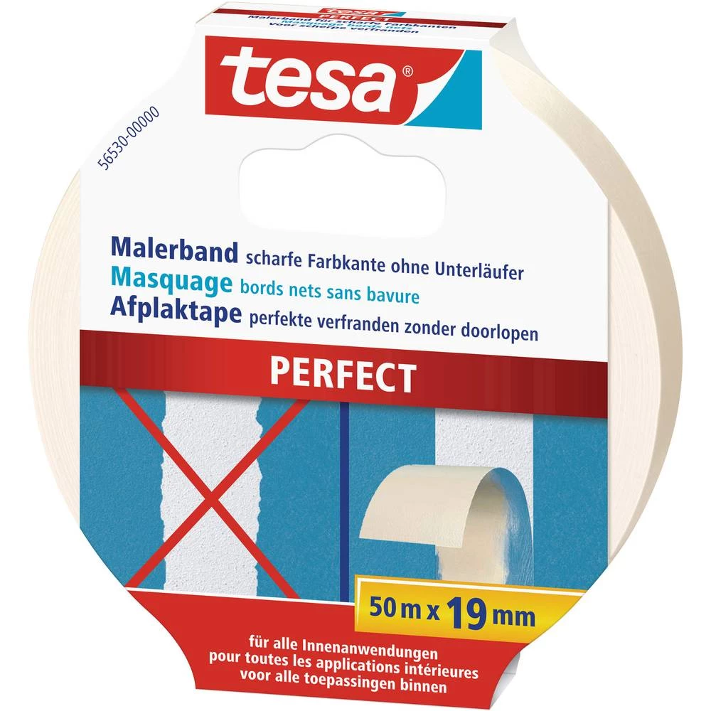 Mekana traka tesa® Bež boja (D x Š) 50 m x 19 mm tesa 56530-00-00 1 Role slika