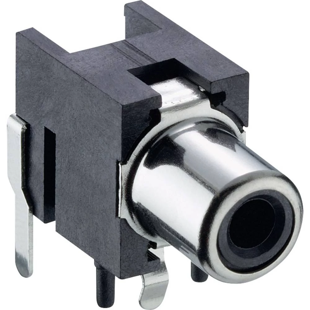 Lumberg 1553 02 schwarz Činč konektor Ženski konektor, horizontalna ugradnja Crna 1 ST slika