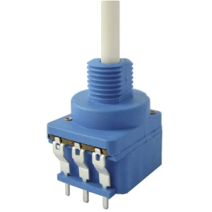 Weltron 002045040948 WPFA200-01-KC08-40F21-470K-20%-LIN vrtljivi potenciometar s prekidačem mono 0.4 W 470 kΩ 1 St. slika