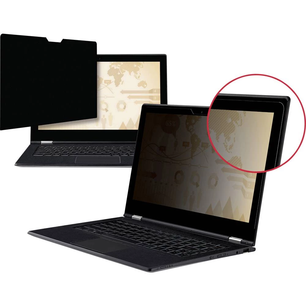 3M PF15.6W9E Folija za zaštitu zaslona 39.6 cm (15.6 ") Format slike: 16:9 98044061533 Pogodno za model: Notebook slika