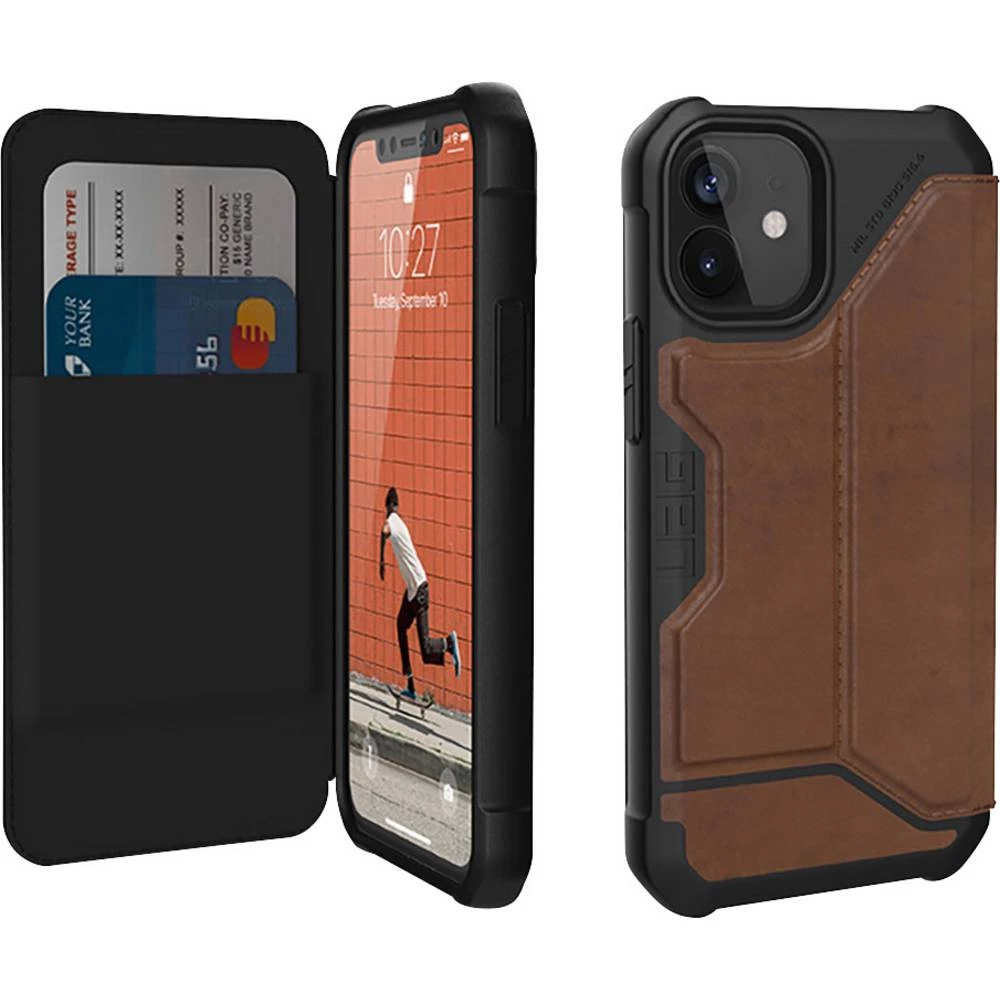 uag Metrop. Folio knjižica Apple smeđa kožnog izgleda slika