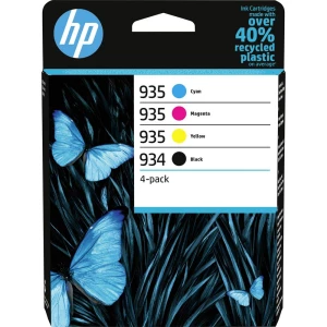 HP patrona tinte 934 original 4-dijelno pakiranje crna, cijan, magenta, žuta 6ZC72AE slika