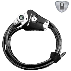 Master Lock 8428EURDPRO kabelski lokot  crna  zaključavanje ključem slika