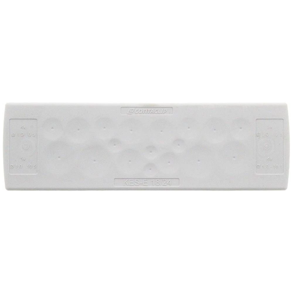 CONTA-CLIP KES-E 18/24 B GR kabelska uvodnica    Debljina ploče (maks.) 4 mm termoplastični elastomer siva 10 St. slika