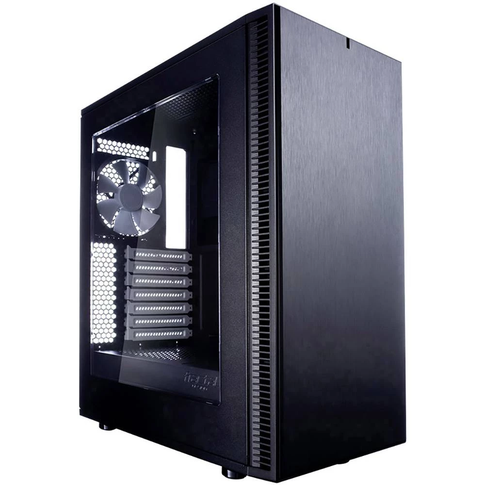 Midi-Tower Kućište za računala Fractal Design Define C Mat-crna 2 predinstalirana ventilatora, Filter prašine slika