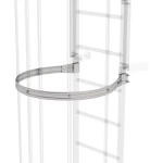 Günzburger Steigtechnik 68234 Stražnja zaštitna šipka Ø 700 mm nehrđajući čelik 1 St.