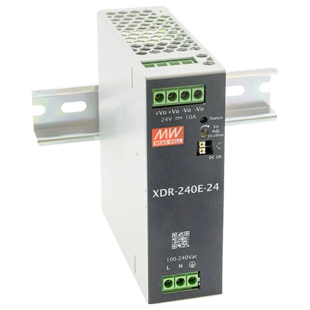 MEAN WELL XDR-240E-36 DIN-napajanje (DIN-letva) 36 V 6.66 A 240 W Content 1 kom. slika