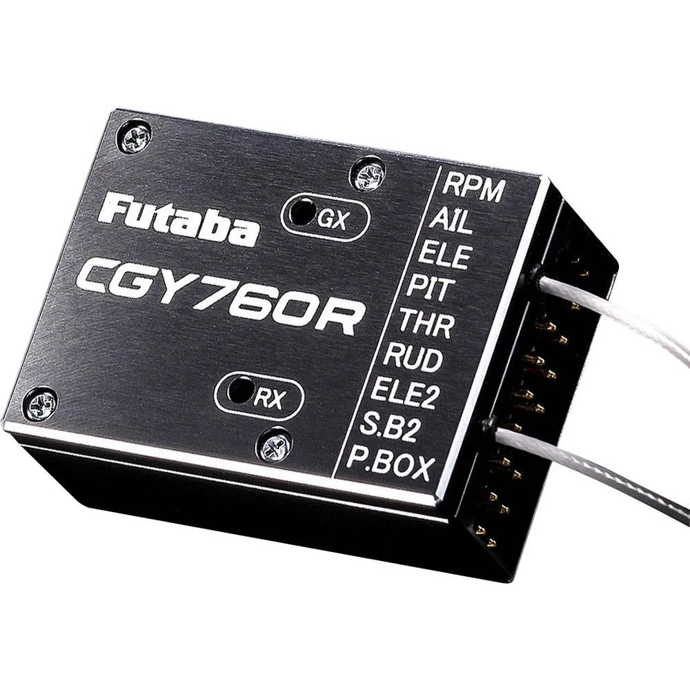 18-kanalni Žiroskopsk za model helikoptera Futaba CGY760R Uklj. prijemnik slika