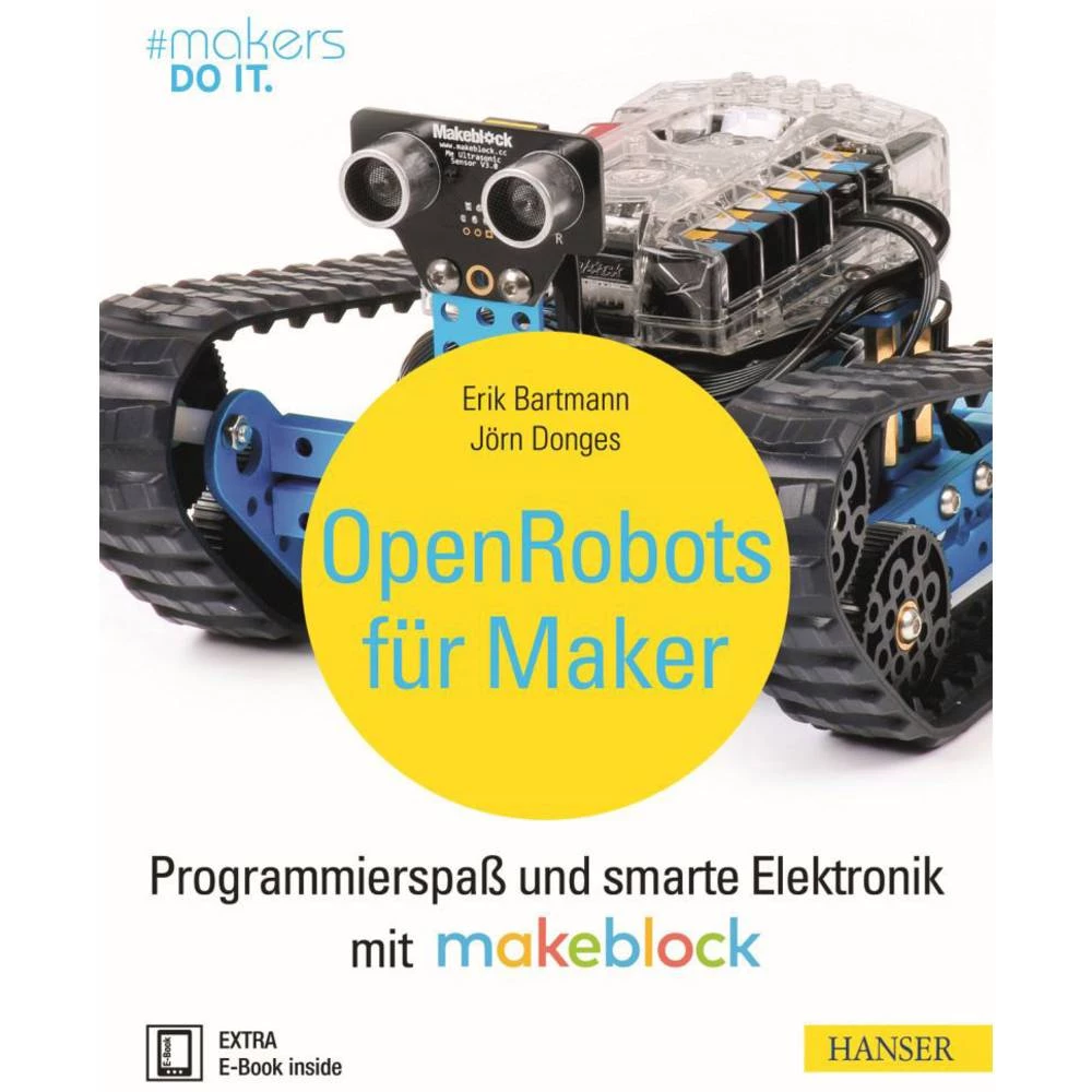 Hanser Verlag knjiga  "Open Robots für Maker"   slika