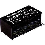 Mean Well DPBW03G-05 DC/DC pretvarač modul 300 mA 3 W Broj izlaza: 2 x