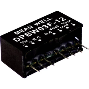 Mean Well DPBW03G-05 DC/DC pretvarač modul 300 mA 3 W Broj izlaza: 2 x slika